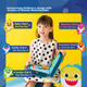 Книжка тканевая детская Моя первая книга PinkFong Акула для 1-6 лет - изображение 2