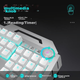 Механическая клавиатура и мышь EWEADN TK900, игровой проводной комплект для настольного компьютера, ноутбука, офиса, клавиатура, мышь, гарнитура, три предмета, функциональные ручки, 104 клавиши, синие переключатели, периферийные устройства для PUBG. - изображение 4