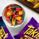 Екстра гострі Чіпси Takis Fuego Hot Chili Pepper & Lime Extreme Spicy Tortilla Чилі і Лайм 28.4г - зображення 3