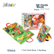 Игрушка для раннего развития Jollybaby 0-1 Year Old Baby 0-1 Year Old Touch And Feel 3D Cloth Book Gift Box, Farm 3D Cloth Book Gift Box - изображение 1