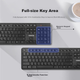 Беспроводная клавиатура и мышь CHERRY DW2300, модернизированная версия второго поколения, полноразмерная, тихая, портативная, для бизнеса, офиса, дома и ноутбука, классический черный цвет. - изображение 6