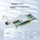 Сетевая карта EB-LINK Intel 82599 Chip PCI-E X8 10G Gigabit Single-Port Fiber Optic Network Card X520-SR1 с многомодовым оптическим модулем SFP+ для серверов. - изображение 8