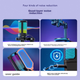 Микрофон FIFINE A6 USB конденсаторный RGB для стримов и записи черный - изображение 5
