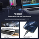 Микрофон FIFINE A6 USB конденсаторный RGB для стримов и записи черный - изображение 6