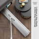 Швабра для уборки плоская профессиональная коммерческая Jiabangshou (Joybos) White-Grey 90 см + 4 салфетки - изображение 6