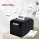 Термопринтер чеків Gprinter GP-D801, 80 мм, USB + мережевий порт + мережа 2.4G, принтер для друку замовлень на рецепції/на кухні, настінний, з автоматичним різанням паперу - изображение 3