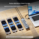 USB-концентратор Acasis 2.0 с 20 портами, док-станция расширения для ноутбуков и настольных компьютеров, многопортовый преобразователь для группового управления и прошивки, с портом питания H037 - изображение 2