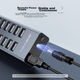 USB-концентратор Acasis 2.0 с 20 портами, док-станция расширения для ноутбуков и настольных компьютеров, многопортовый преобразователь для группового управления и прошивки, с портом питания H037 - изображение 4