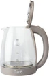 Електрочайник Dario DR1802 скло 1.8 л сірий - изображение 2