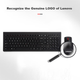 Бездротова клавіатура та миша Lenovo, комплект бездротової клавіатури та миші, комплект офісної миші та клавіатури, клавіатура для комп'ютера та ноутбука M120Pro - изображение 1