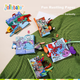 Тканевая книжка Jollybaby развивающая, для детей 0-12 месяцев, моющаяся - изображение 4
