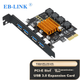 Плата расширения EB-LINK PCIE, 4 порта USB 3.0, Realtek - изображение 1