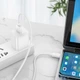 Кабель Hoco X96 Hyper 27W charging data cable USB-A to Type C 3A 100 см White - зображення 5