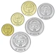 Набір монет Киргизстан набір із 6 монет 2008 UNC 1, 10, 50 тийин, 1, 3, 5 сомів - зображення 2