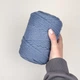 Шнур плетений YarnArt macrame cord 5 мм с сердечником для макраме джинс №761 - изображение 3