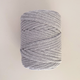 Шнур плетений YarnArt macrame cord 5 мм с сердечником для макраме світло-сірий №756 - изображение 4