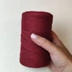 Шнур плетений YarnArt macrame cotton 2мм бордо (№781) - изображение 6