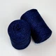 Шнур плетений з люрексом YarnArt macrame cotton Lurex 2мм темно-синій (№740) - зображення 1