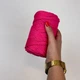 Шнур плетений YarnArt macrame cord яскраво-рожевий 3 мм для макраме (№803) - изображение 6