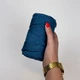 Шнур плетений YarnArt macrame cord водна синь 3 мм для макраме (№789) - зображення 3
