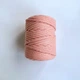 Шнур плетений YarnArt macrame cord 5 мм с сердечником для макраме персик (№767) - изображение 5