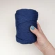 Шнур плетений YarnArt macrame cord 5 мм с сердечником для макраме темно-синій (№784) - изображение 4