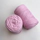 Шнур плетений YarnArt macrame cord рожевий 3 мм для макраме (№762) - изображение 2