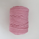 Шнур кручений для макраме YarnArt macrame rope 5мм рожевий 500г (№762) - изображение 4