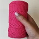 Шнур кручений YarnArt macrame rope 3мм яскраво-рожевий 250г (№803) - изображение 3