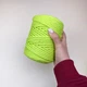 Шнур кручений для макраме YarnArt macrame rope 5мм яскраво-фісташковий 500г (№801) - изображение 4