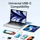 Дата кабель USB-C to USB-C 1.0m 3A black Vention (TRCBF) - изображение 3