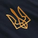 Боди для младенцев с тризубом с короткими рукавами 62 см черный BD59-TryzubChornyy-20 Ladan - изображение 2