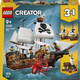 Конструктор LEGO Creator Культовий піратський корабель 1074 деталі (31387) - зображення 1