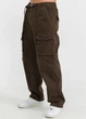 Штаны Карго Baggy с ремнем в поясе коричневые 2XL - изображение 7