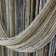 Нитяные шторы для дома квартиры кухни, шторы нити кисея с люрексом на окна Золотисто-бежево-белые (NL-205) - изображение 8
