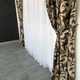 Шторы велюр блекаут вензель ALBO шоколадные 150×270 см, комплект 2 шт. (SH-202-2) - изображение 4