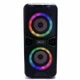 Портативная колонка 20 Вт 2 х 4 дюйма Bluetooth микрофон LED черный BKK B86 для музыки и караоке - изображение 4