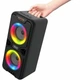 Портативная колонка 20 Вт 2 х 4 дюйма Bluetooth микрофон LED черный BKK B86 для музыки и караоке - изображение 7