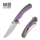 Ніж складаний туристичний Weknife Dracarys, (9.1 см) Böhler M390 / титан 6AL4V фіолетовий/золотий - зображення 10