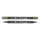 Маркер акварельный Santi Brush Marker зеленый хаки (391077) - изображение 1
