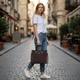 Большая женская замшевая сумка Зара, сумочка из натуральной замши Zara - изображение 6