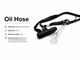 Стеклянная трубка для курения Oil Hose Black - изображение 2