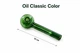 Стеклянная трубка для курения Oil Сlassic Color Green - изображение 2