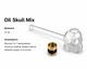 Стеклянная трубка для курения Oil Skull Mix Clear - изображение 2