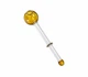 Стеклянная трубка для курения Oil Ring Yellow - изображение 2