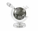 Бонг стеклянный Globe Gray с диффузором 14 мм 18 см - изображение 1