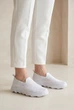 Слипоны женские Where Uwear белые 350965_39 (25 см) - изображение 2