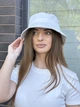 Панама женская хлопковая потертая Vintage белая - изображение 2