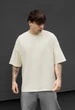 Чоловіча Футболка Стаф Молочний Оверсайз Бавовняна Staff Fearless Oversize L (391530) - зображення 2