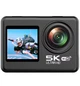 Спортивная водонепроницаемая экшн фото видео 5K камера 120FPS 48Mp широкий угол 120° 2 экрана селфи vlog Wi-Fi 2.4G таймлапс серийная подводная съемка влагозащита 30 метров двойной дисплей для плавания туристическая блогерская для сноуборда лыж велосипеда - изображение 6